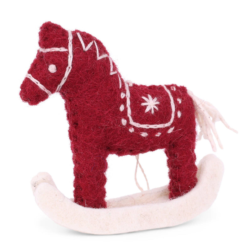 Felt Ornament: Rocking Horse