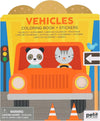 Coloring Book & Stickers: Vehicles