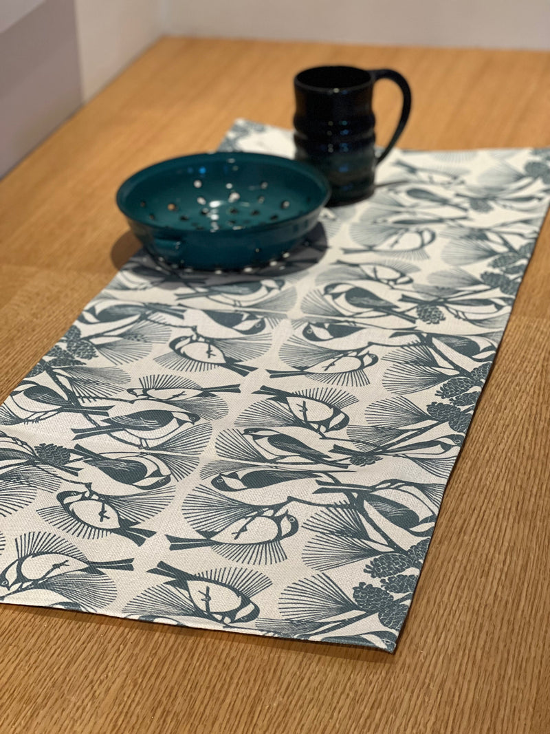Folly Cove Designers "Chickadees" Table Runner (70")