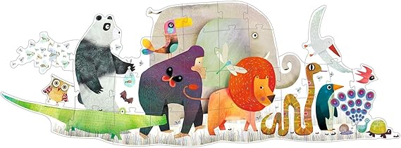 Animal Parade Giant Floor Puzzle: 36 Piece