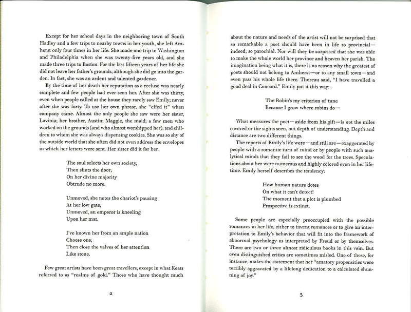 Emily Dickinson: A Talk by Edward Hyde Cox