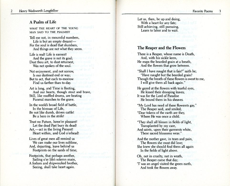 Favorite Poems (Henry Wadsworth Longfellow)