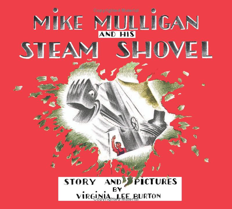 Mike Mulligan and His Steam Shovel (Board Book)